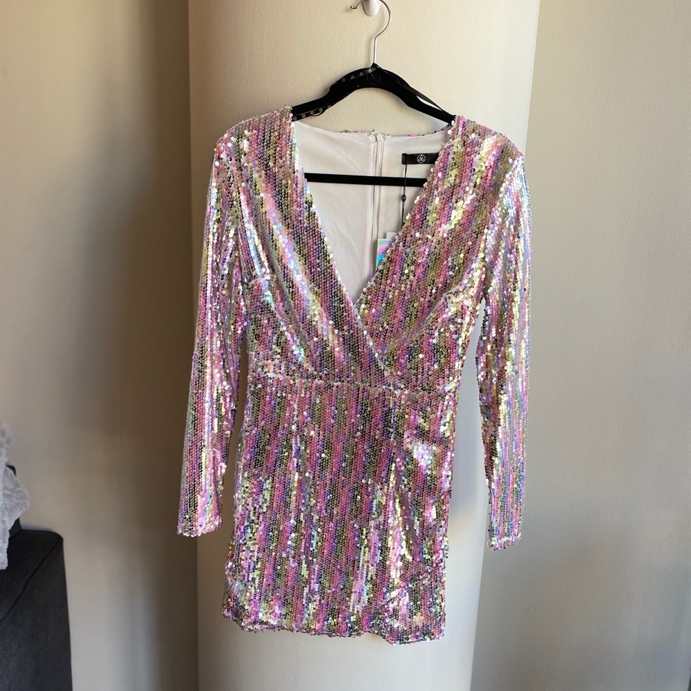 Missguided Sequin Mini Dress